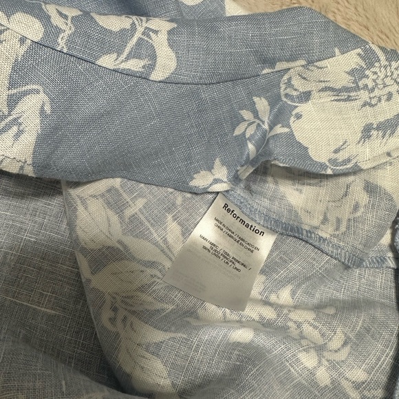 REFORMATION Kiernan Linen Dress - Picture 7 of 7